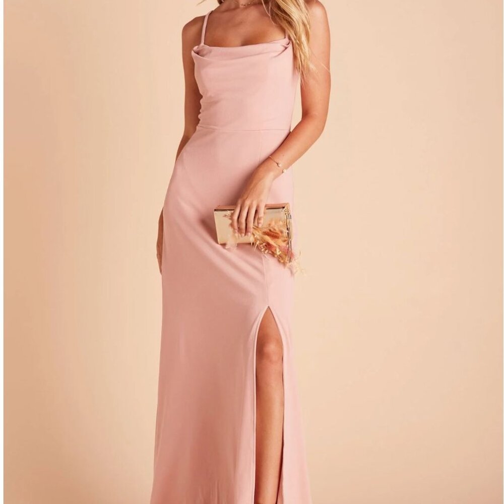 Ash Cowl Neck Bridesmaid Dress (Birdy Grey)